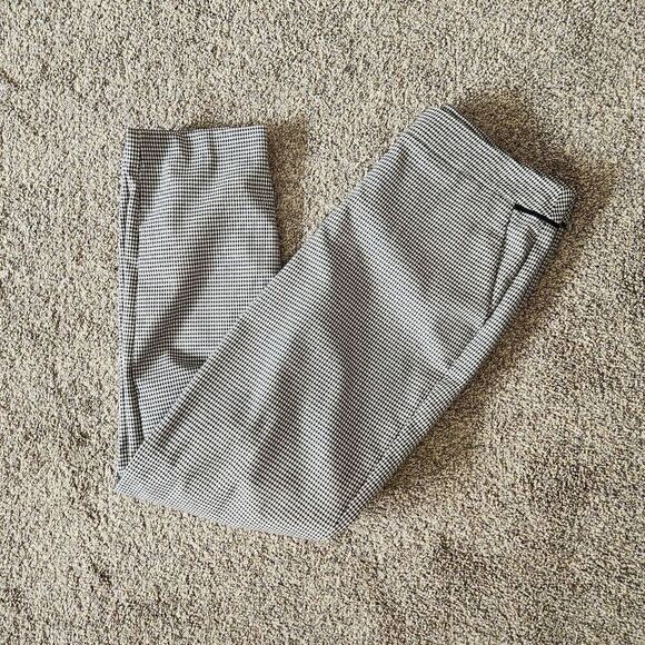 Talbots Gingham Dress Pant Women's Size 4 Multicolor Elastic Waist Pockets - Picture 3 of 7